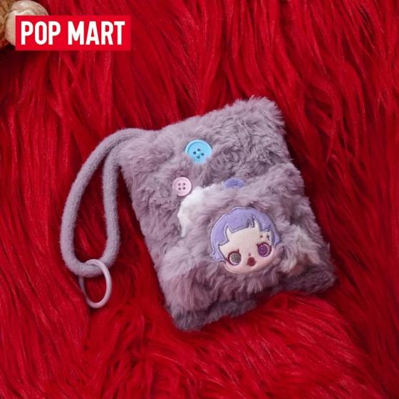 POPMART泡泡玛特SKULLPANDA不眠剧场系列毛绒迷你包盲盒