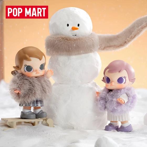 POPMART泡泡玛特Baby Molly积极入冬指南系列搪胶毛绒挂件盲盒