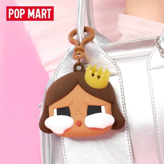 POPMART泡泡玛特CRYBABY SHINY SHINY系列耳机包棕色周边