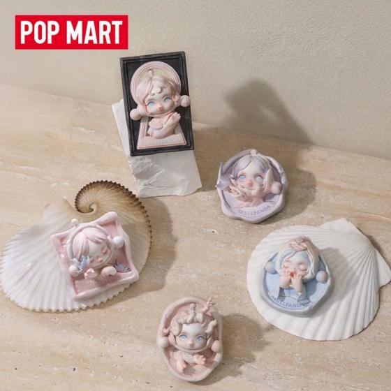 POPMART泡泡玛特SKULLPANDA进退之门系列冰箱贴盲盒周边