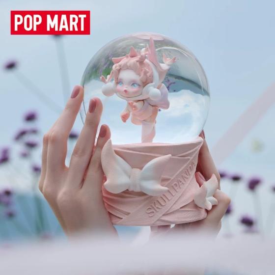 POPMART泡泡玛特SKULLPANDA进退之门系列水晶球家居周边