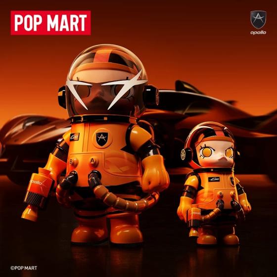 POPMART泡泡玛特MEGA SPACE MOLLY 400% APOLLO 阿波罗摆件
