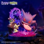 宝可夢-ゲンガーと謎のフィギュアです