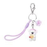 子犬キューピッドキーホルダーホワイトです