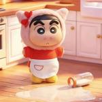 クレヨンしんちゃんしんちゃんのクローゼットシリーズのぬいぐるみブラインドケースです