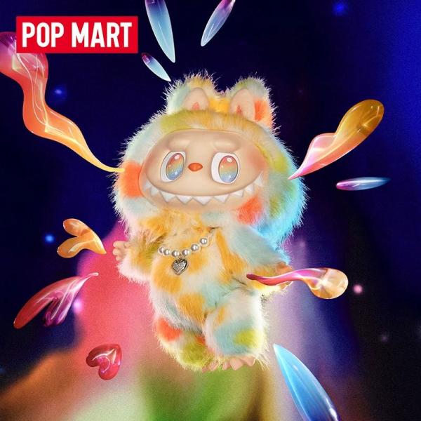 POPMART泡泡玛特THE MONSTERS前方高能ROCK THE UNIVERSE搪胶毛绒-LABUBU