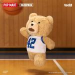 POPMART泡泡玛特共鸣《TED2》 泰迪熊可动毛绒玩偶 HOT NERD TED