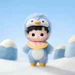 POPMARTぶくぷくマートHACIPUPUアニマルシールシリーズブラインドケースの置物です