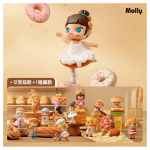 POPMARTシャボン玉マートMOLLYパン頭シリーズフィギュアブラインドボックスの置物です