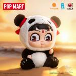 POPMART泡泡玛特《哪吒之魔童闹海》抱抱系列搪胶脸毛绒熊猫哪吒