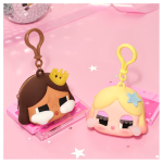 POPMART泡泡玛特CRYBABY SHINY SHINY系列耳机包棕色周边
