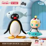 POPMART泡泡玛特Baby Molly × PINGU鱼趣多多手办摆件