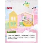 POPMARTシャボン玉マートスイートピー私たちの毎日を記録しますシリーズのシーンの手のブラインドボックス