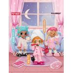 POPMART泡のマーテルのLil Peach Riot小さい反逆の桃の夜通しの狂喜シリーズの手の盲目の箱を使います