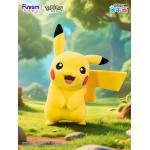 ポケモンのぬいぐるみシリーズピカチュウの置物です